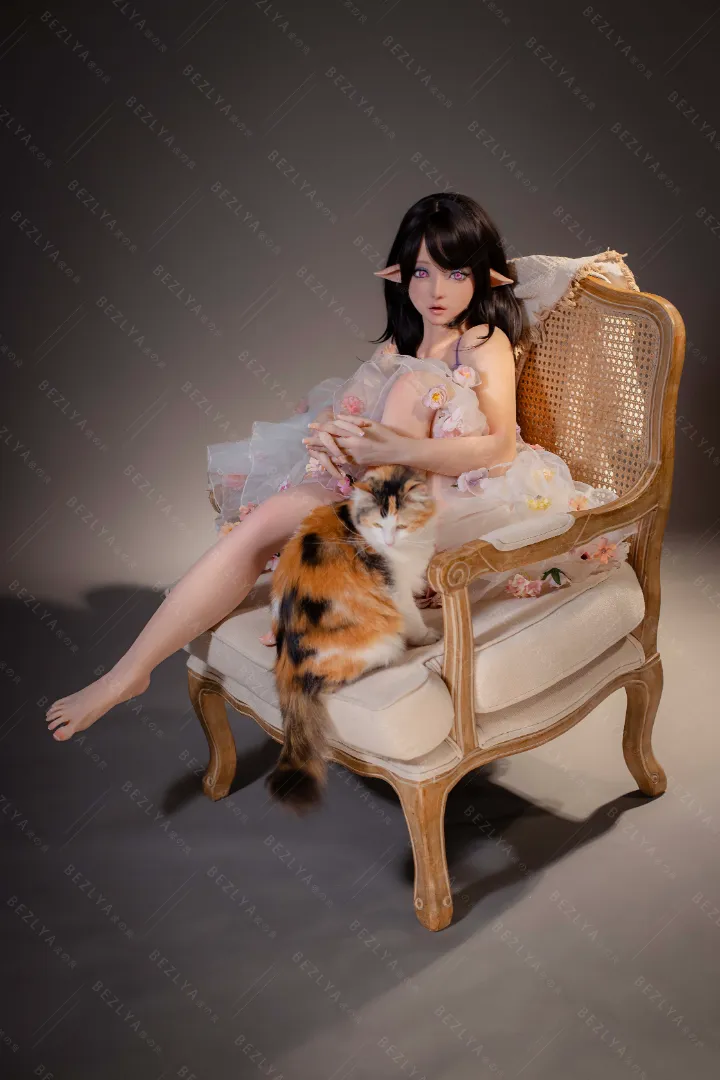 155см (5ft1) G-чашка Гибридная секс-кукла xiaocanglan, ROS голова